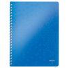 Leitz WOW blue metallic A4 lined spiral book, 80 grams (80-sheets) 46370036 211982 - 1