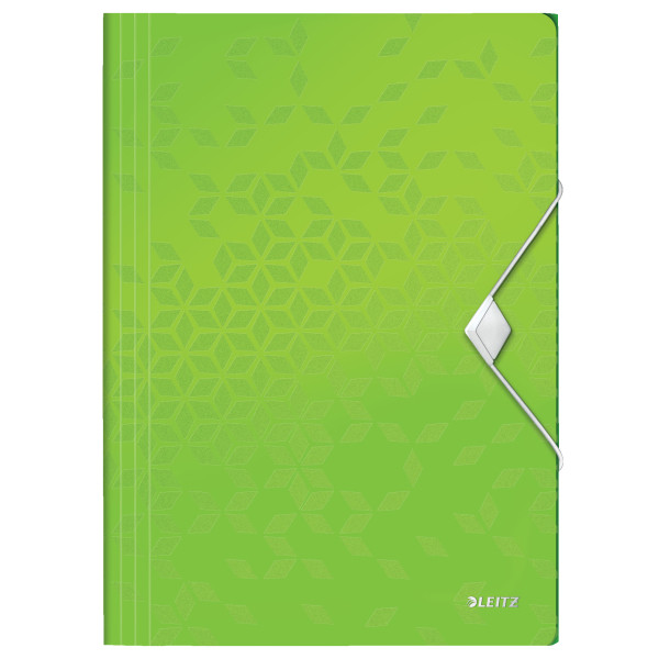 Leitz WOW green plastic 3-flap folder 45990054 226136 - 1