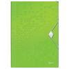 Leitz WOW green plastic 3-flap folder 226136 - 1