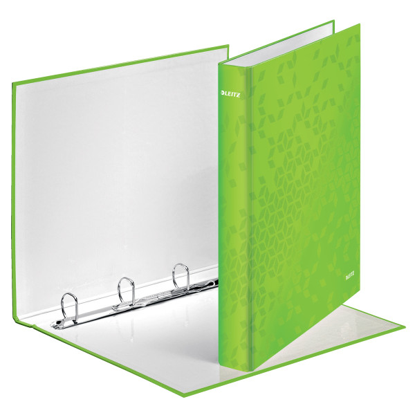 Leitz WOW green ring binder with 4 D-rings 42420054 226247 - 1