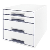 Leitz WOW grey/white drawer unit (4 drawers) 52132001 226053