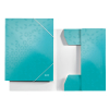 Leitz WOW ice blue cardboard 3-flap folder 211741 - 1