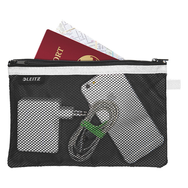 Leitz WOW large black mesh case with 2 compartments 40130095 226333 - 2
