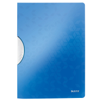 Leitz WOW metallic blue A4 colour clip folder 41850036 211902