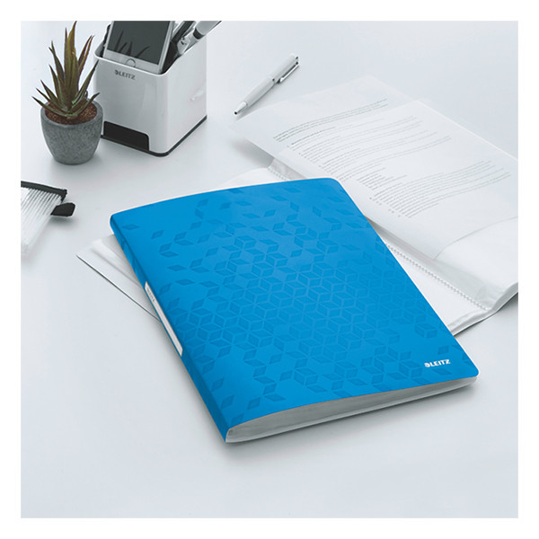 Leitz WOW metallic blue display book (40-pages) 46320036 211728 - 2
