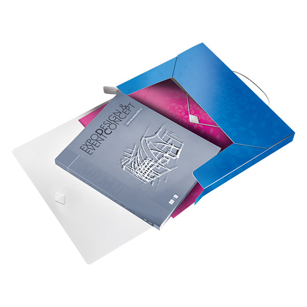 Leitz WOW metallic blue document box 46290036 211931 - 3