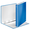 Leitz WOW metallic blue ring binder with 4 D-rings 211302 - 1