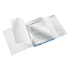Leitz WOW metallic blue sorting folder with 12 tabs 46340036 211896 - 3