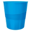 Leitz WOW metallic blue wastepaper bin 52781036 211434 - 1