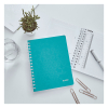 Leitz WOW metallic ice blue A5 checked spiral block, 80 grams (80 sheets) 46410051 226003 - 2