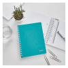 Leitz WOW metallic ice blue A5 lined spiral block 211996 - 2