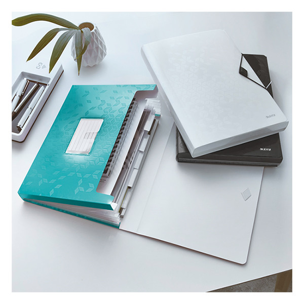 Leitz WOW metallic ice blue project folder (6 compartments) 211810 - 3