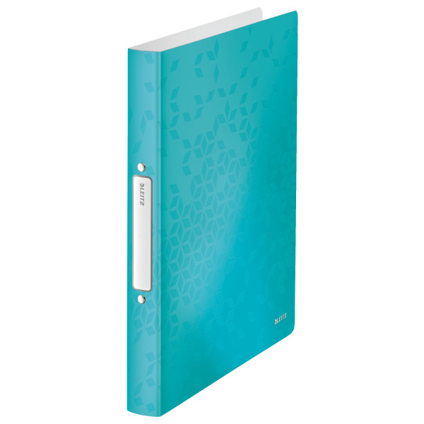 Leitz WOW metallic ice blue ring binder with 2 O-rings (32mm) 42570051 211804 - 1