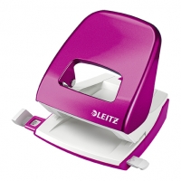 Leitz WOW metallic pink 2-hole punch, 3mm (30-sheets) 50081023 211738