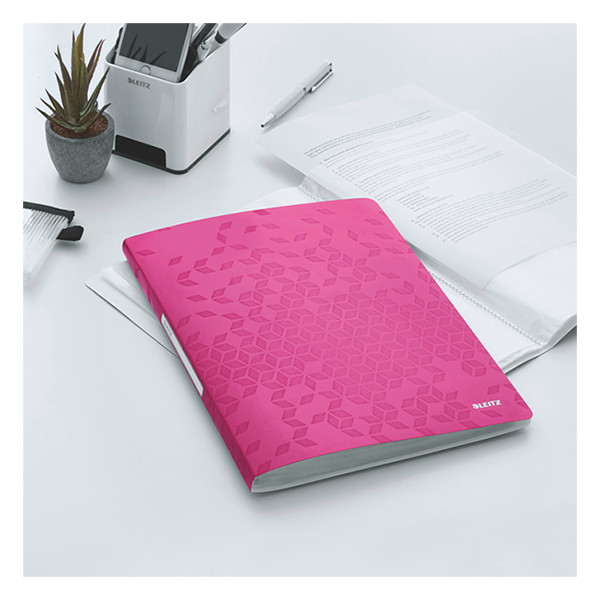 Leitz WOW metallic pink display book (20-pages) 46310023 211724 - 2