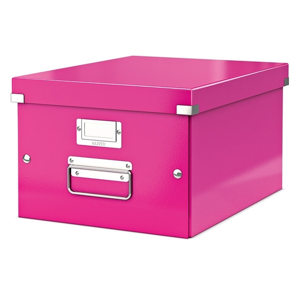 Leitz WOW metallic pink medium storage box 60440023 211154 - 1