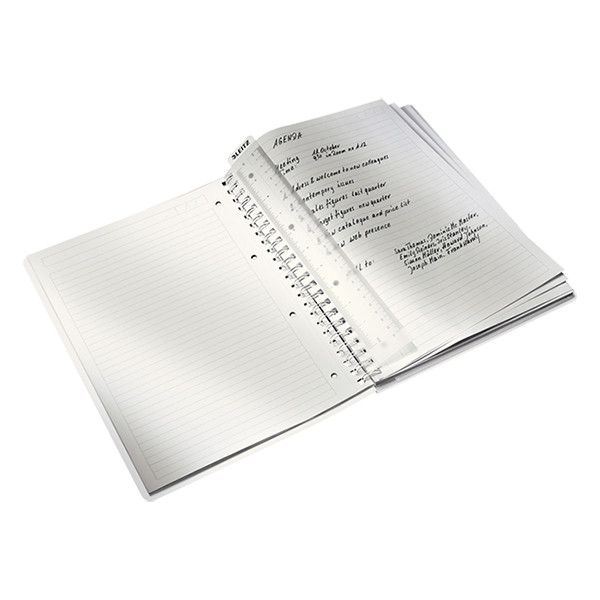 Leitz WOW metallic purple A4 lined spiral book, 80 grams (80-sheets) 46370062 211985 - 2