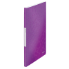Leitz WOW metallic purple display folder (20-pages) 46310062 211802 - 1
