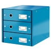 Leitz WOW pedestal blue metallic (3 drawers) 60480036 211970 - 1