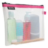 Leitz WOW pink water-resistant flat pencil case 226334