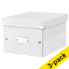 Leitz WOW small white filing box (3-pack) 211139 - 1