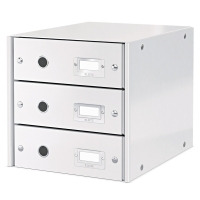 Leitz WOW white drawer unit (3 drawers) 60480001 211182