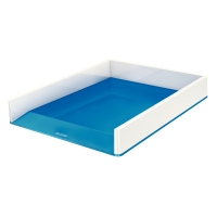 Leitz WOW white/blue letter tray 53611036 226037