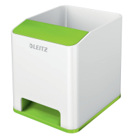 Leitz WOW white/green sound booster pen holder 53631054 226252