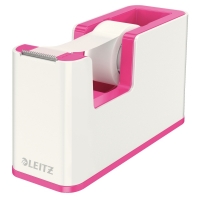 Leitz WOW white/pink tape dispenser 53641023 226044