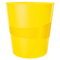 Leitz WOW yellow wastepaper basket 52781016 226277