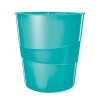 Wastepaper bin (15L) | Leitz WOW metallic ice blue 211866 - 1