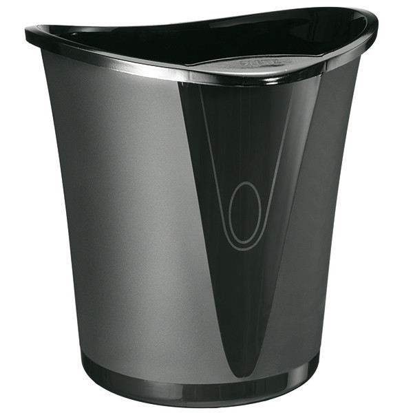 Wastepaper bin (18L) | Leitz Allura black 211256 - 1