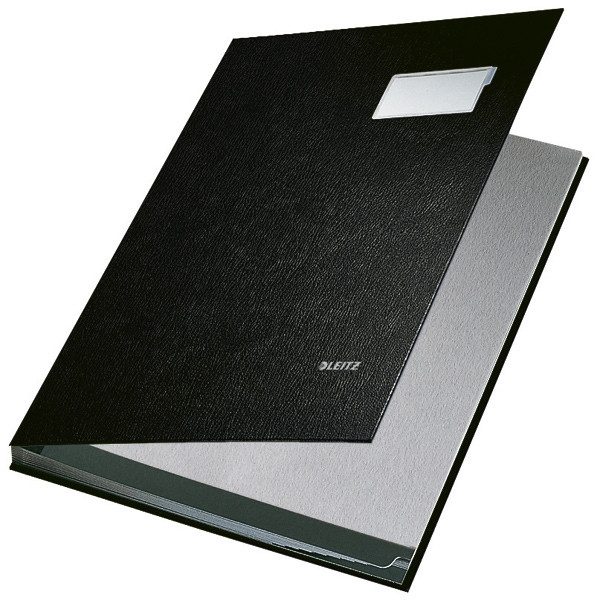 Leitz black A4 blotting book with 10 compartments 57010095 202872 - 1