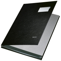 Leitz black A4 blotting book with 10 compartments 57010095 202872