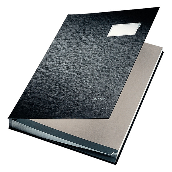 Leitz black A4 blotting book with 20 compartments 57000095 202870 - 2