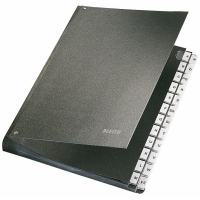 Leitz black A4 cardboard sorting folder with 24 A-Z tabs 58250095 202848