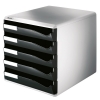 Leitz black drawer unit (5 drawers) 52800095 211212 - 1