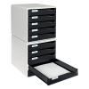 Leitz black drawer unit (5 drawers) 52800095 211212 - 3