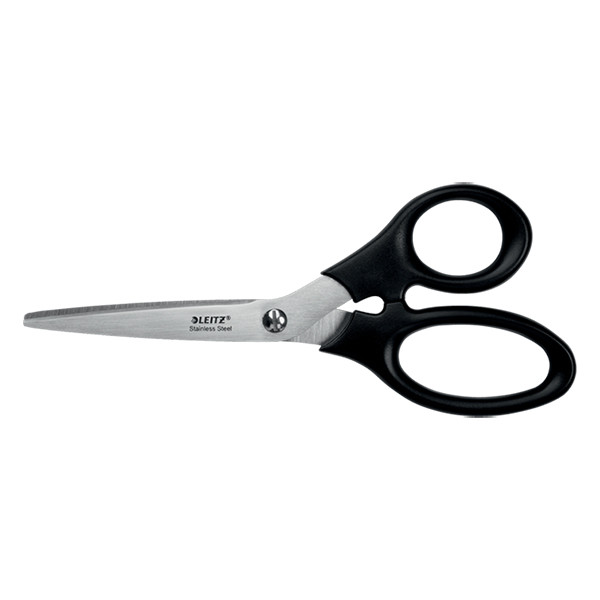 Leitz black stainless steel scissors, 185mm 54240095 227665 - 1