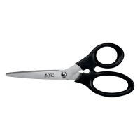 Leitz black stainless steel scissors, 185mm 54240095 227665