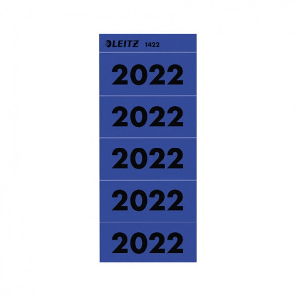 Leitz blue 2022 self-adhesive year labels (100-pack) 14220035 226567 - 1