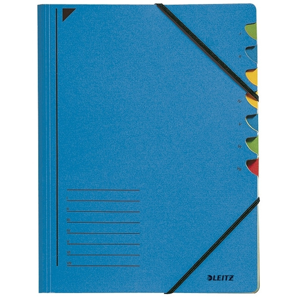 Leitz blue file with 7 compartments 39070035 202856 - 1