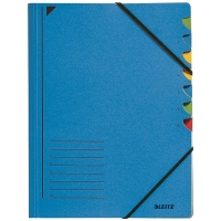 Leitz blue file with 7 compartments 39070035 202856