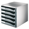 Leitz dark grey drawer unit (5 drawers) 52800089 211210 - 1