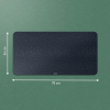 Leitz dark grey felt desk pad, 36cm x 70cm 213463 - 2