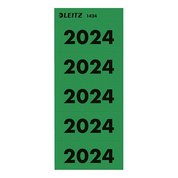 Leitz green 2024 self-adhesive year labels (100-pack) 14240055 226598 - 1