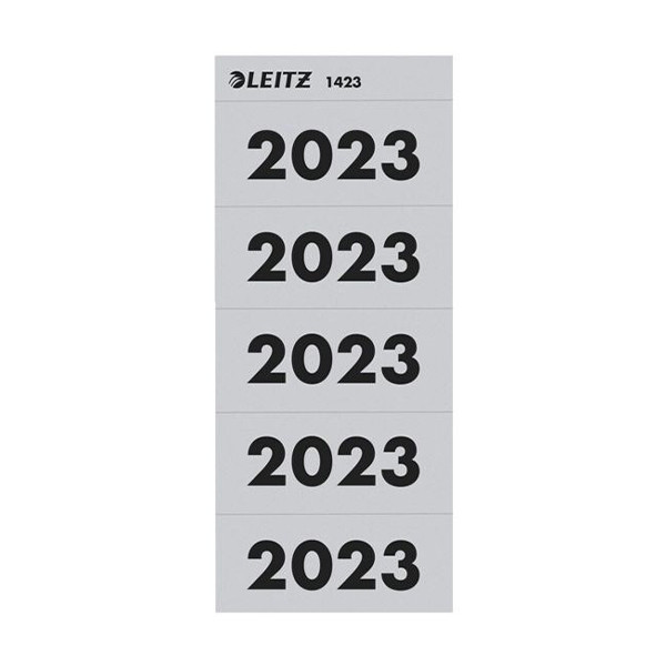 Leitz grey 2023 self-adhesive year labels (100-pack) 14230085 226595 - 1