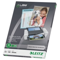 Leitz iLAM A4 glossy laminating pouch 2x80 microns (100-pack) 74780000 211086