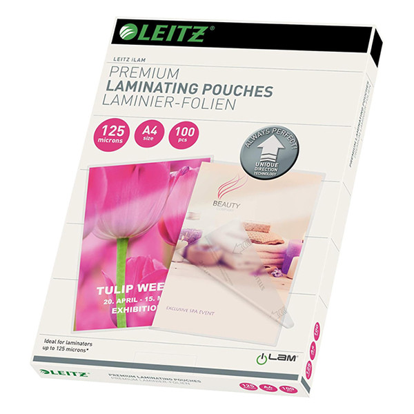 Leitz iLAM A4 glossy pouch, 2x125 microns (100-pack) 74810000 211092 - 1