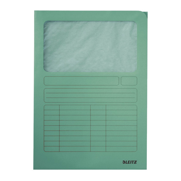 Leitz light green A4 window folder (100-pack) 39500050 202902 - 1